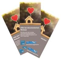 Flyer Hilfe bei desorientiertem Wohnen
